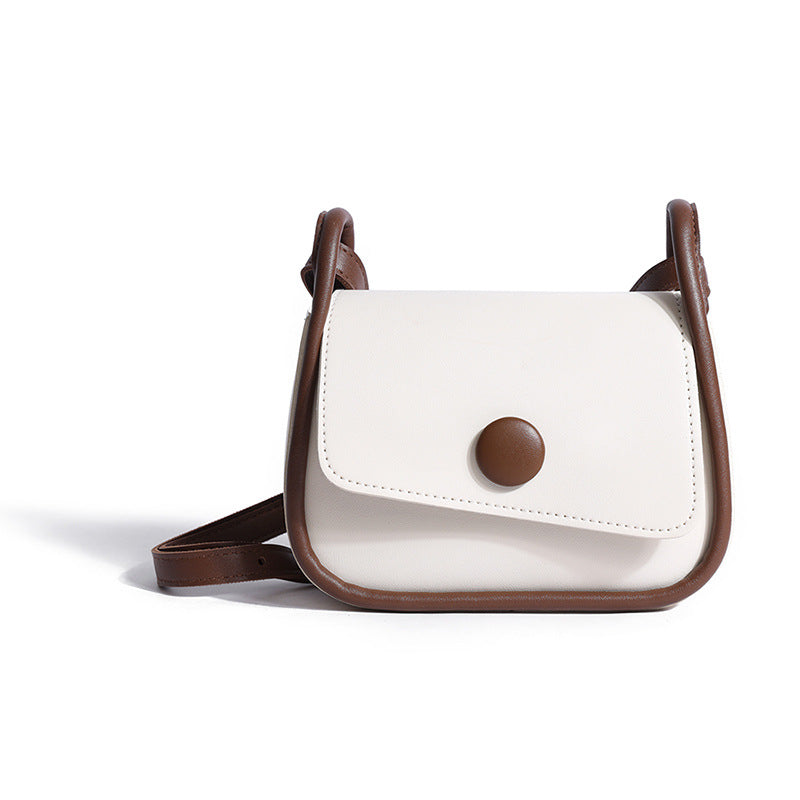 Minimalist Rounded Square Sling Bag – Small Crossbody Shoulder Purse for Women