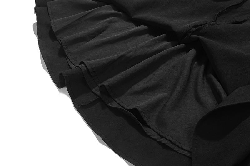Luxe Noir Mini Black Dress – Elegant Women's Designer Dress