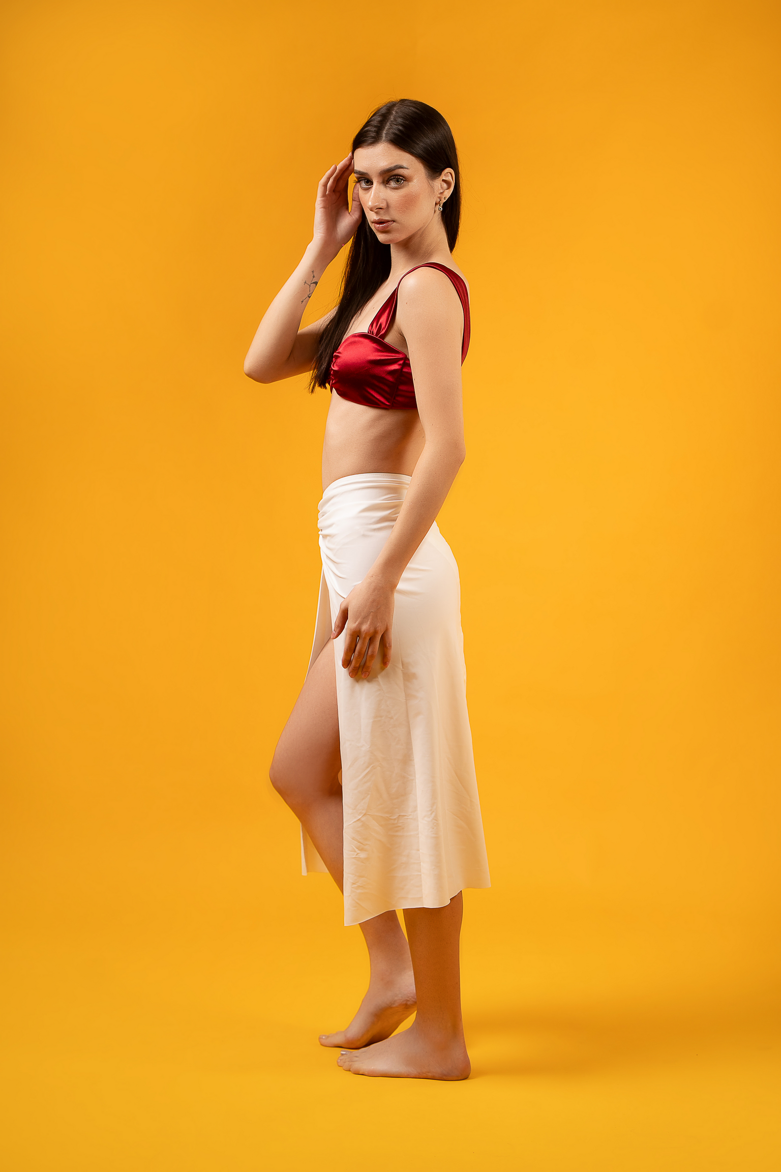 Stylish Red Bikini Top