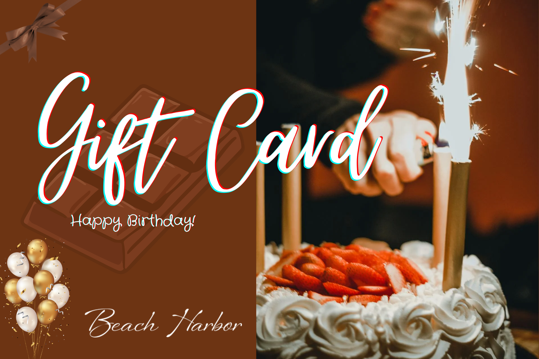 Beach Harbor Happy Birthday Gift card - Beach Harbor