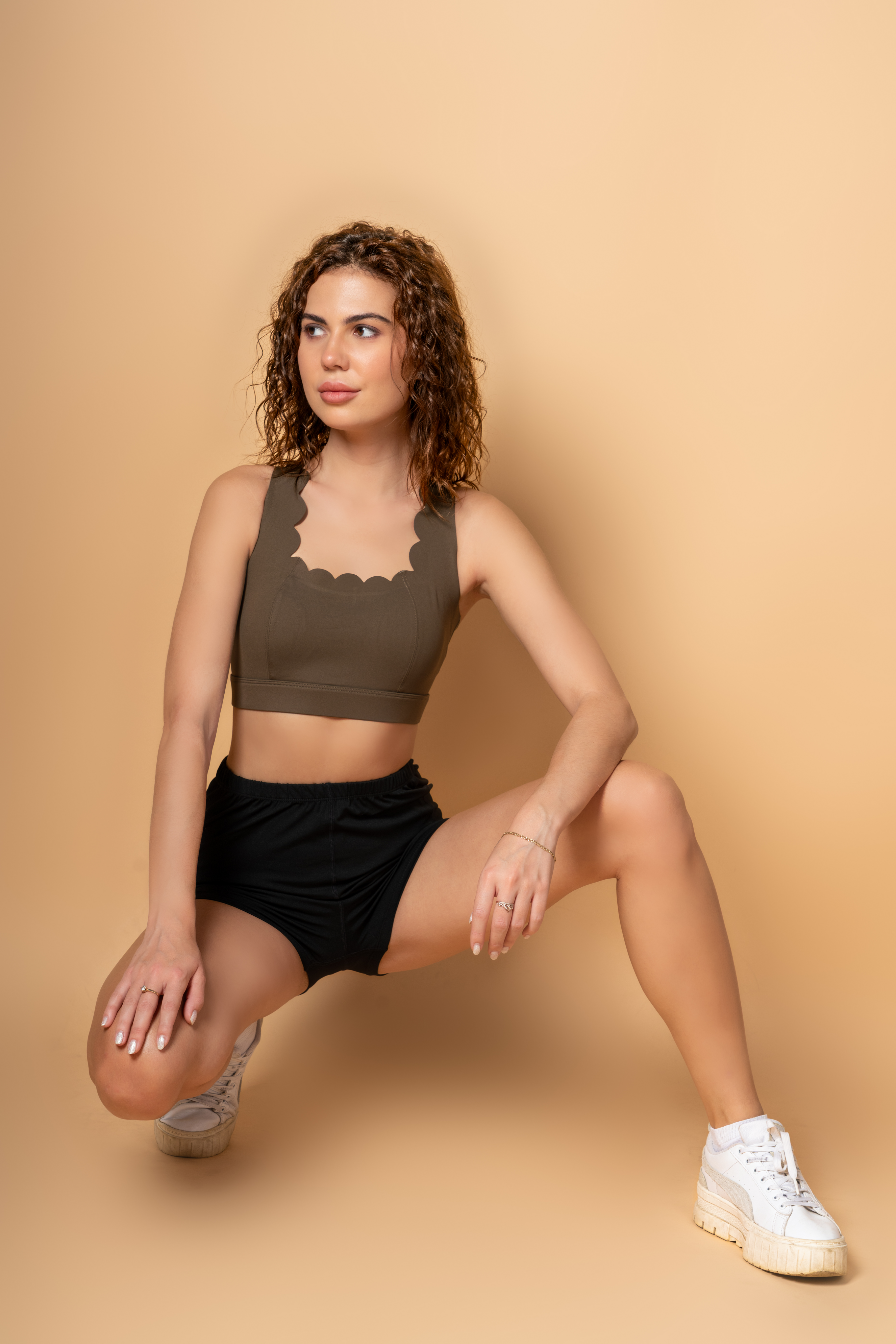 High-Performance Camouflage Yoga Top – Perfect for Studio & Gym