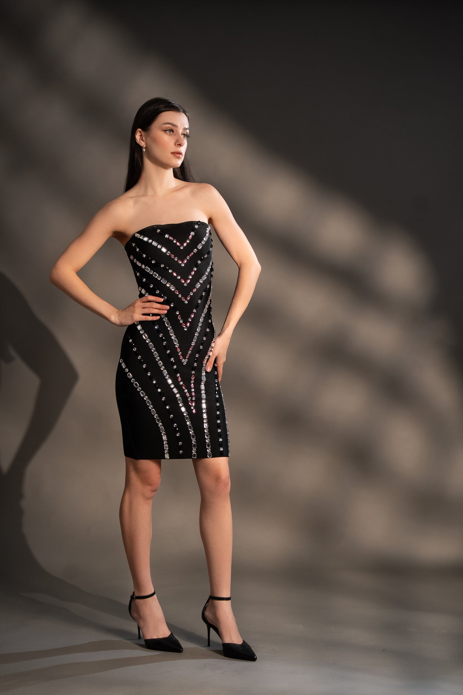 Black Strapless Bodycon Party Dress – Sexy Figure-Hugging Tube Dress for Women | Night Out & Clubwear