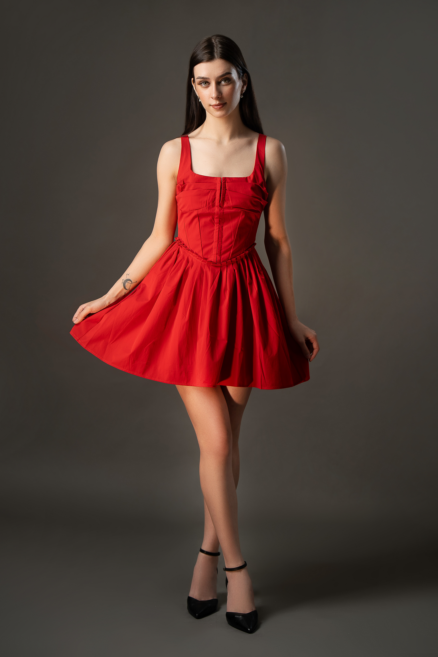 Red mini Dress