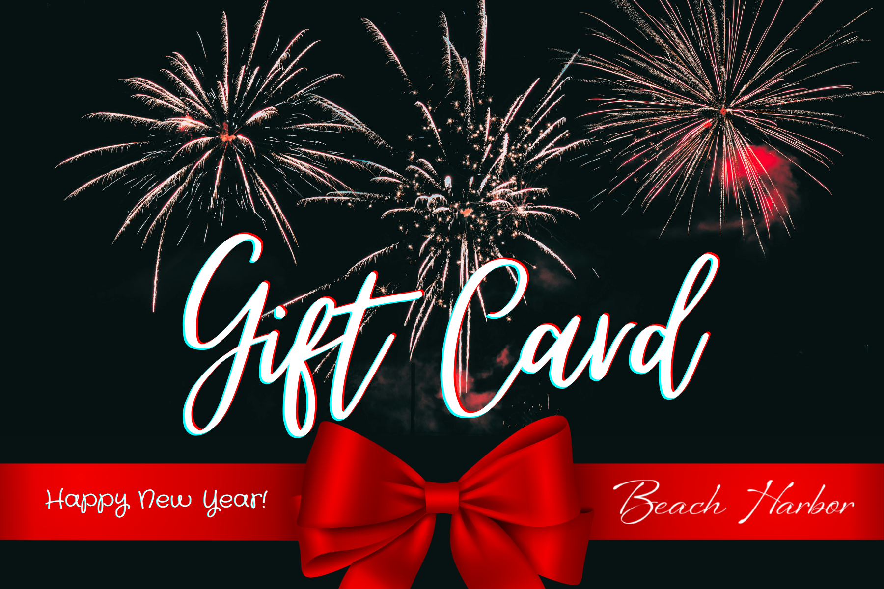 Beach Harbor Happy New Year Gift card - Beach Harbor